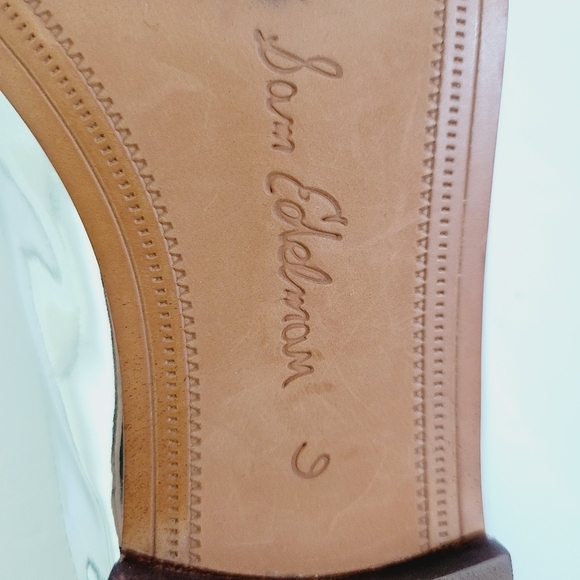 New Sam Edelman Linnie Soft Silver  Metallic Leather Mules ,Size 6M - Picture 6 of 7